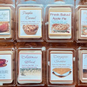 Scented Soy Wax Melts, Christmas, Cinnamon, & Peppermint