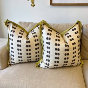 Wwh + Cathy Lancaster :: Black Dot with Chartreuse