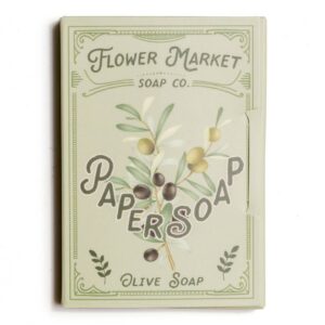 Paper Soap – Olive Oil, Travel Size, 50 Sheets