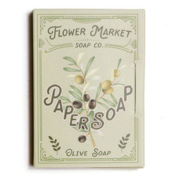 Paper Soap – Olive Oil, Travel Size, 50 Sheets